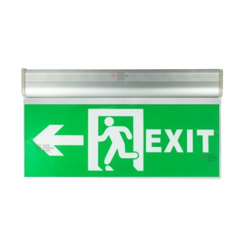 Exit LED Safety Signage | Acrylic | Use in Hospitals, Schools, Offices, Malls, and Other Public Places | Signxpress India