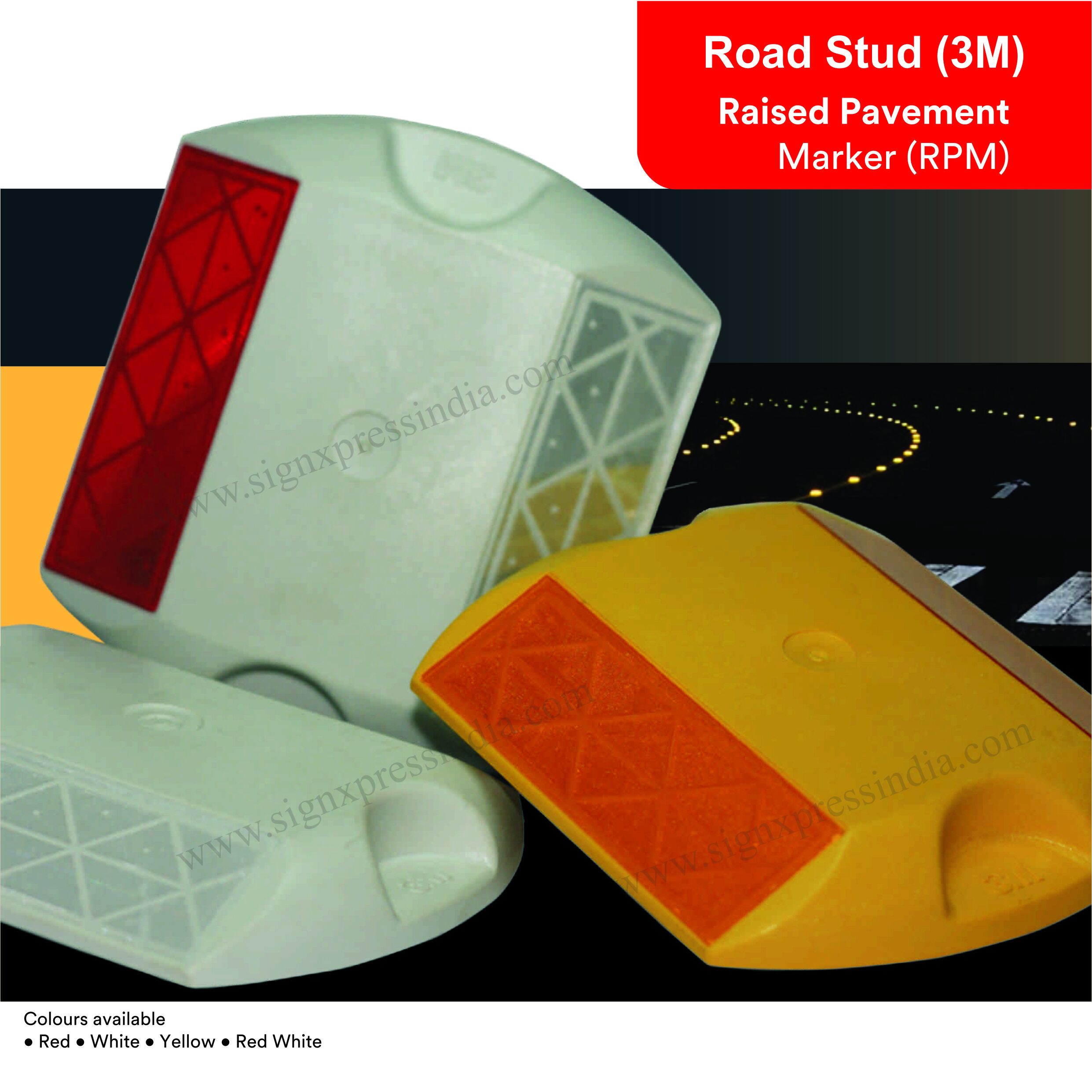 3m-road-stud-1 Road Safety Sign Boards