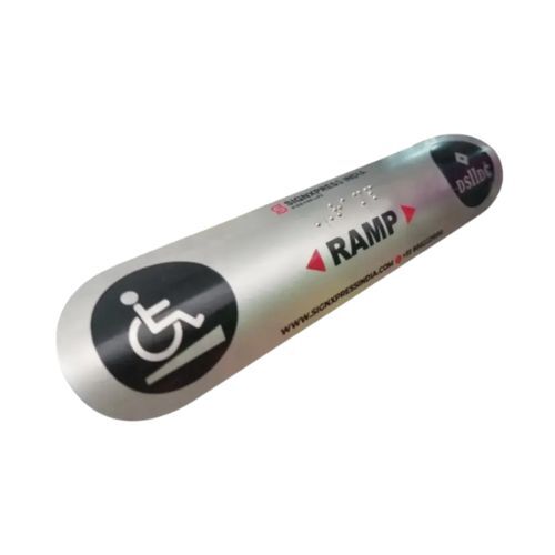 Ramp SS RAILING BRAILLE SIGNAGE | SIGNXPRESS INDIA