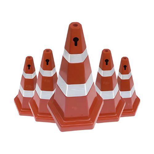 Hexagonal Traffic Cone 206 | used in Traffic Control, Parking, Mall | SignXpress India